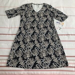 Lulu-B Coral Print Dress